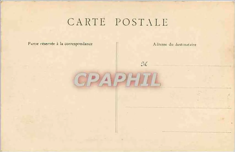 Castelo de Chantilly — Vista geral (Entrada) — B. Fj. Paris - Verso