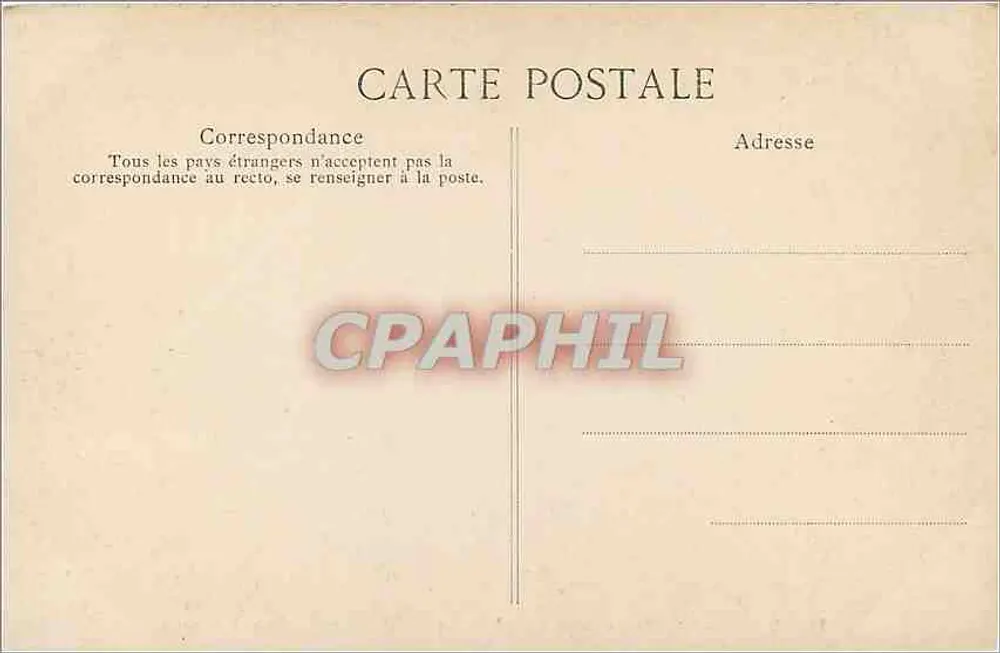 Zimmer von Marie-Antoinette — Spezialkollektion des Palastes von Compiègne — Verlag (ELD) n°38 - Rückseite