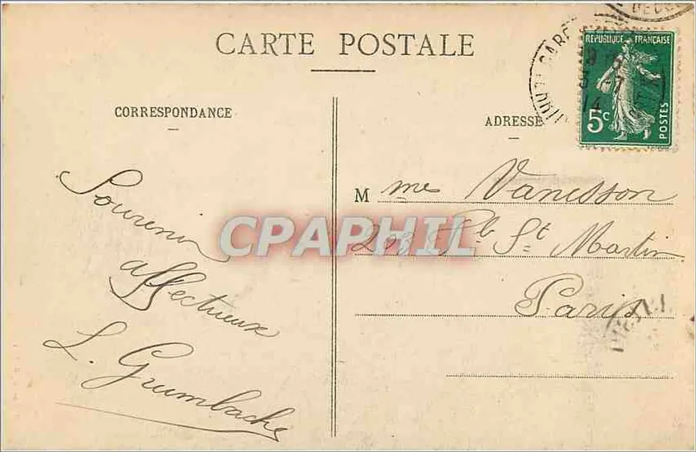 Belfort — O Monumento dos Três-Sentidos (1813-14, 1815, 1870-1871) — It. Cardot, Belfort - Verso