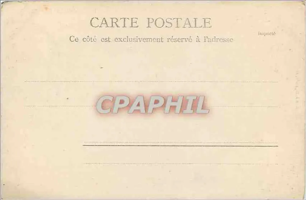 Biarritz — Estátua da Virgem sobre rocha — E. M.J. D. 10511, 42 - Verso