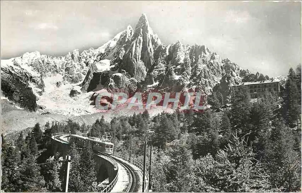 Trem do Montenvers — Mont Blanc — Chamonix — Edição Les Praz - Frente