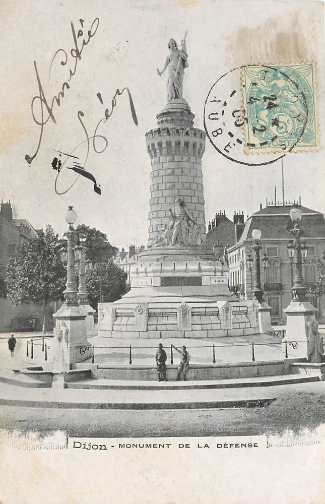 Dijon - Monument da Defesa — editor não visível, número de série ilegível - Frente