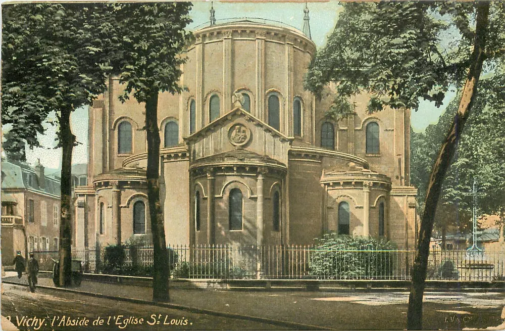 Vichy — A Abside da Igreja de São Luís — LV5 CM - Frente
