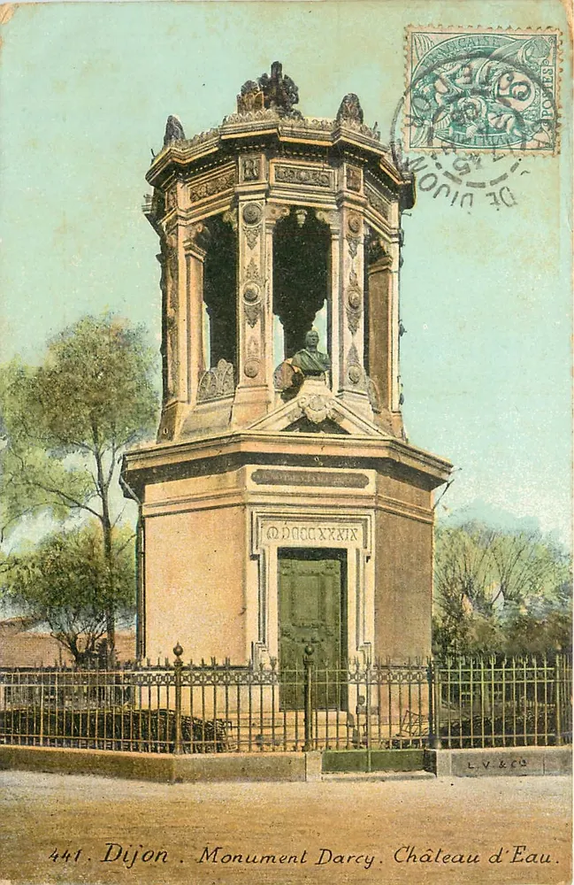 Dijon. Monument Darcy. Waterkasteel — L.V. & Cie, n°441 - Voorkant