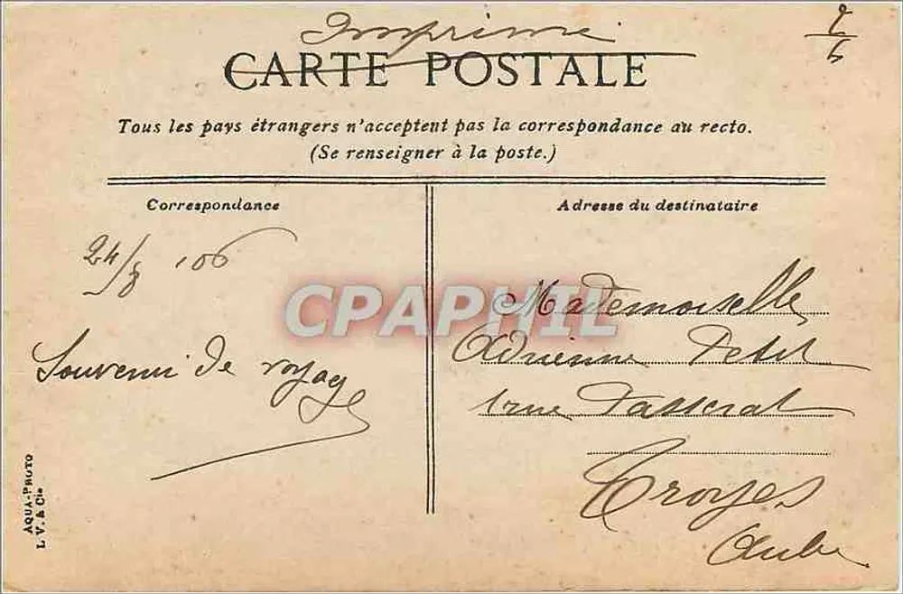 Dijon - Catedral de São Miguel — editor Dijon, n° 422 - Verso