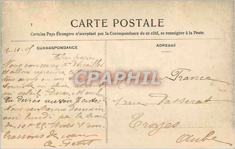 Trianon artistique — Le Presbytère — Trianon - Verso