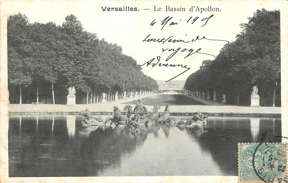 Versalles. — El Bassin d'Apollon. — Editor: APOSTER (n° 29) - Anverso