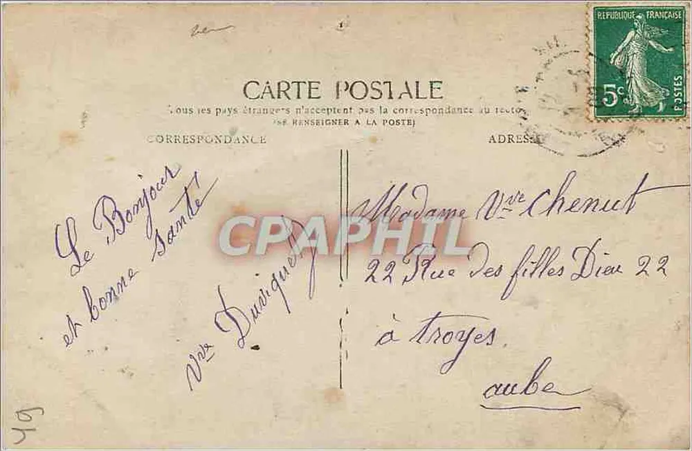 Menina em um cesto de palha — Páscoa — Sazerac Phot, n°284 - Verso
