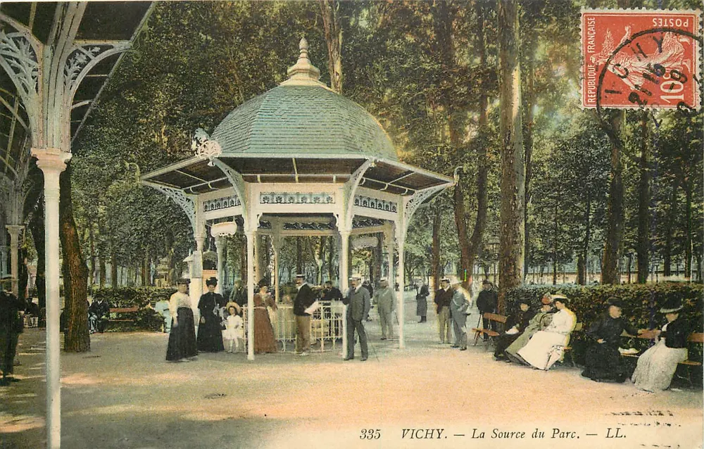 Vichy — A Fonte do Parque — LL. — n° 335 - Frente