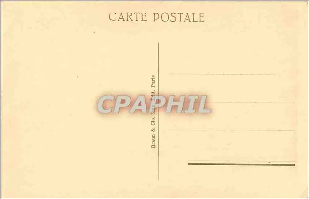 Versailles - Museum der Autos — Hochzeitskutsche Napoleons I. — Braun & Cie, Paris, n°74 - Rückseite
