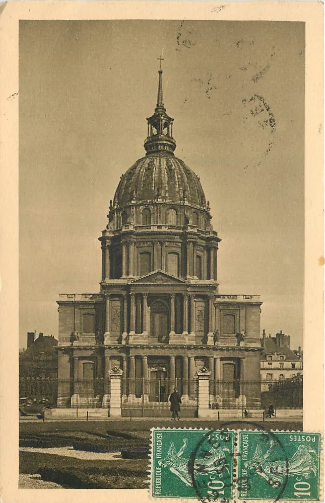 Igreja dos Invalidos — Paris — editor desconhecido, número de série não visível - Frente