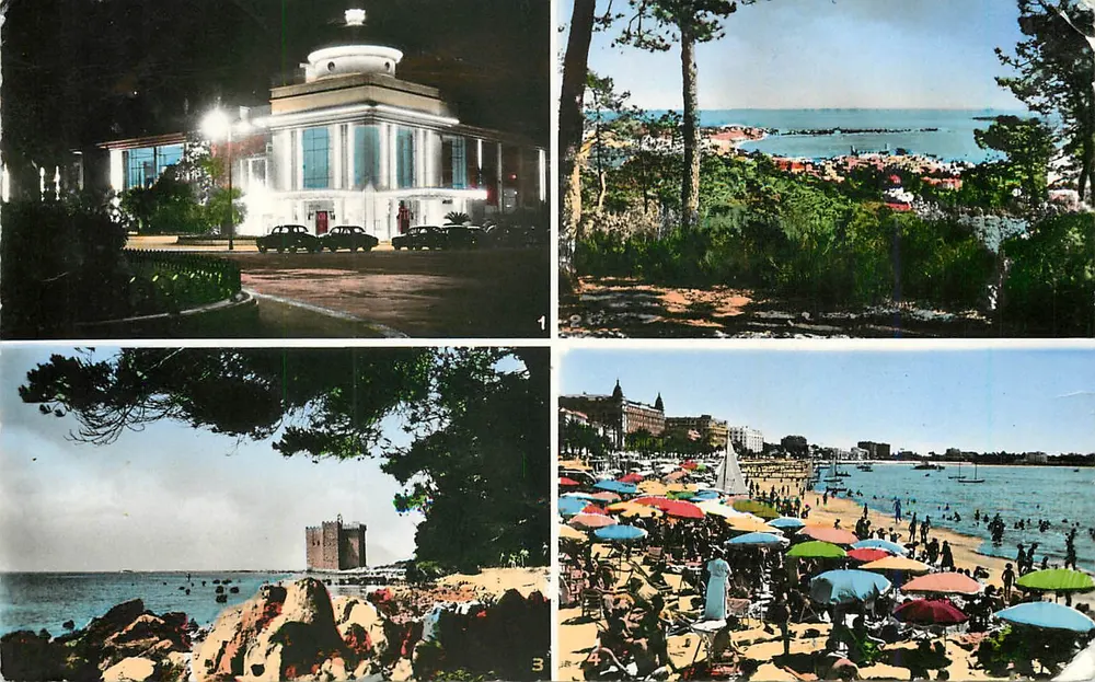 Cannes — Allgemeiner Blick, Das Casino, Île Saint-Honorat, Der Strand — Edition Mycoca - Vorderseite