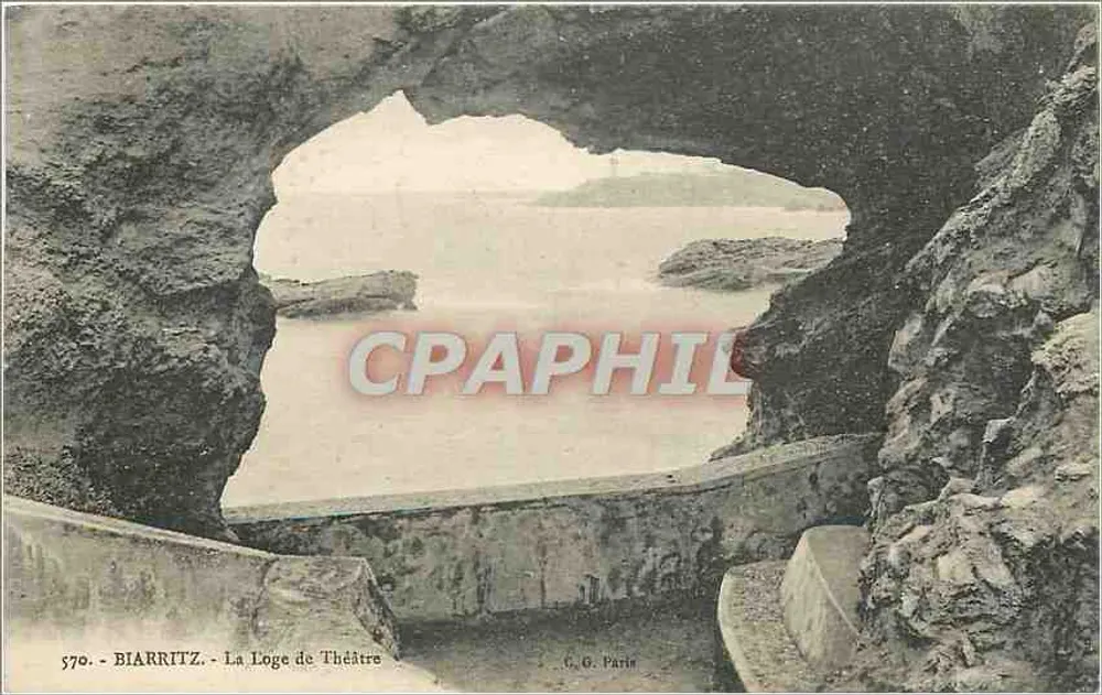Biarritz - La Loge de Théâtre — C.G. Paris, n° 570 - Frente