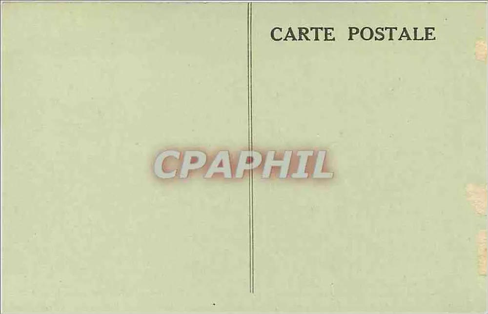 La Chaise-Dieu — Geschnitztes Medaillon der Abtei-Bänke (15. Jahrhundert) darstellend eine Chimäre mit zwei Köpfen — Edit. Béal, La Chaise-Dieu - Rückseite