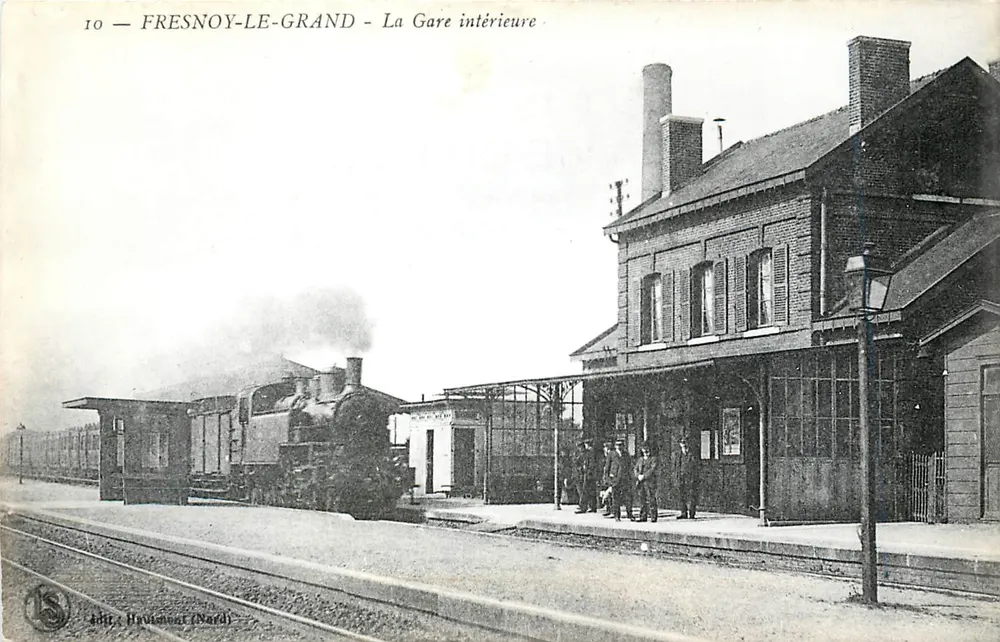 Fresnoy-le-Grand - La Gare intérieure — Adit Davinmont (Nord) — n°10 - Recto