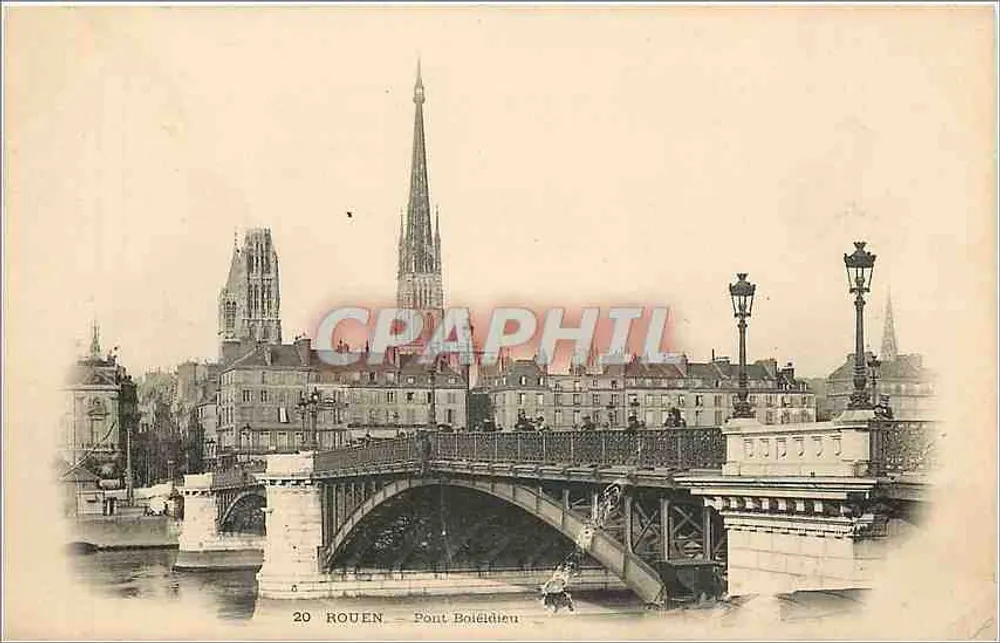 Rouen — Ponte Boieldieu — n° 20 - Frente