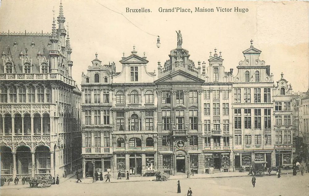 Brüssel. Grand'Place, Haus Victor Hugo — Verlag nicht sichtbar - Vorderseite