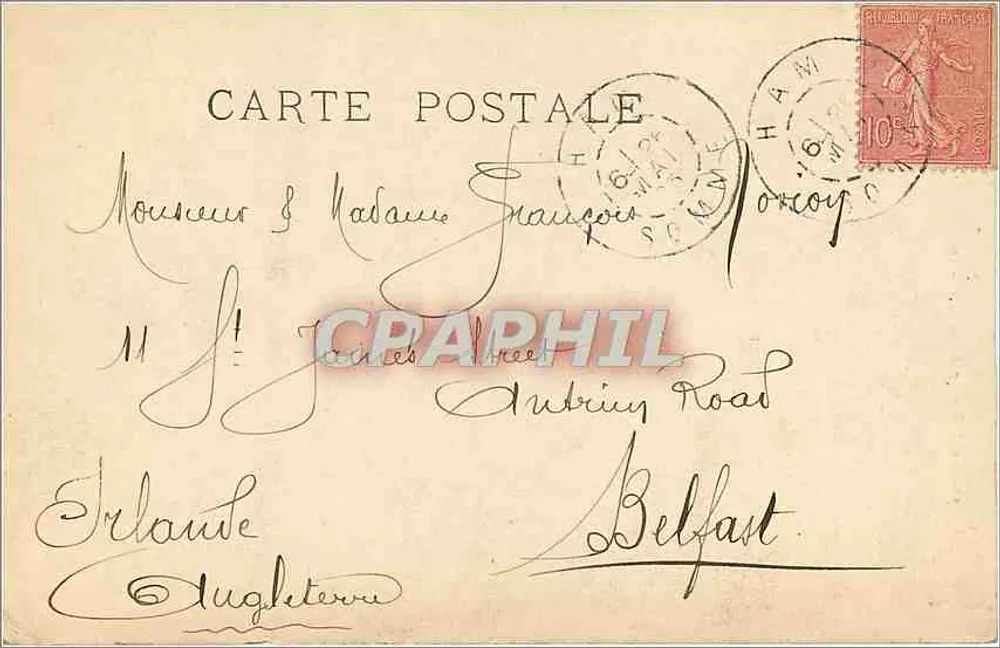 ईस्पानियोल कैंटोरा — एस. लोपेज़, 1905 — एस. लोपेज़, संख्या 19 - पीछे