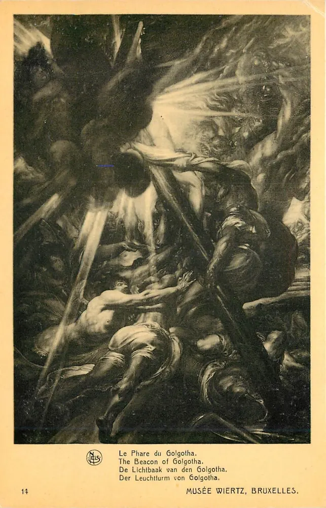 O Farol do Golgotha — Museu Wiertz, Bruxelas — Nais, n°14 - Frente