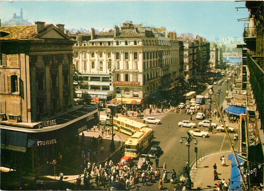 Marseille — A Canébière — Processo 391, Drusager, Imp. - Frente