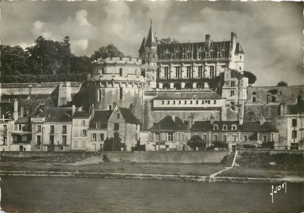 Amboise — Zamek (XVe w.) — Les Éditions d'Art Yvon, Paryż - Awers