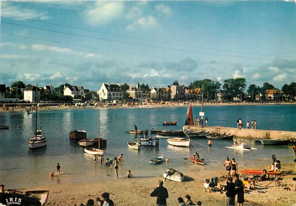 Praia de Larmor-Plage — vista do porto — IRIS - Frente