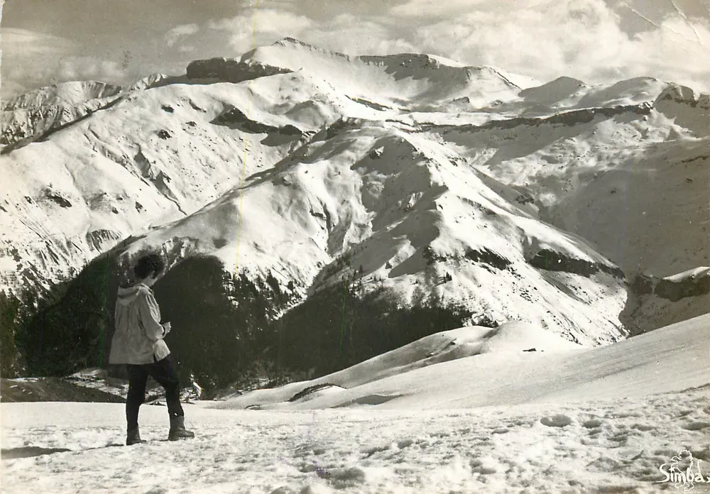 Auron - Côte d'Azur — Mont Monnier (2819 m.) von der Seilbahnstation aus gesehen — Ed. C. FROSSARD, N° 10360-16 - Vorderseite