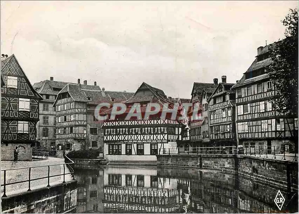 Straßburg - La Petite France — historisches Viertel mit Holzhäusern — Verlag G.P. - Vorderseite