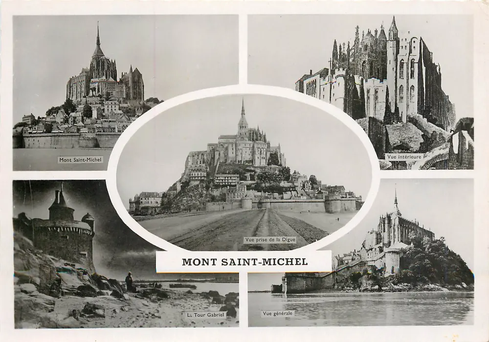 Mont Saint-Michel — Widok złożony — Wydawnictwo ARTAUD bracia i syn, Nantes - Awers
