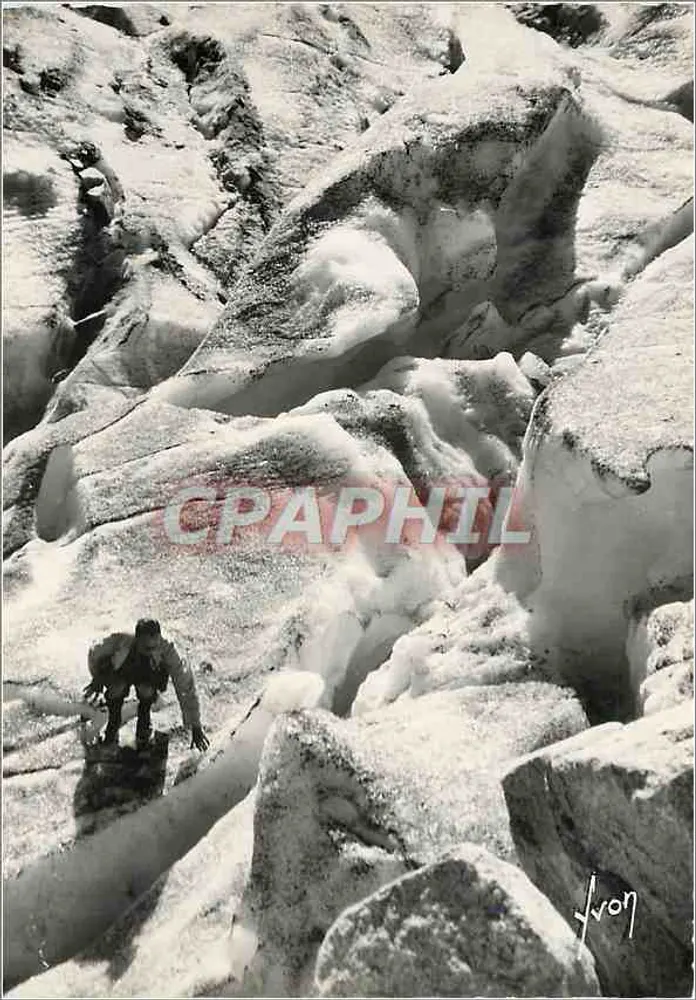 Chamonix (Haute-Savoie) — Blick auf die Seracs des Gletschersees — Les Editions d'Art Martel - Vorderseite