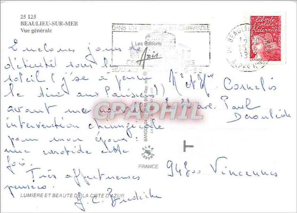 बेल्यू सर मर — सामान्य दृश्य — एडिशन्स ड'अल्प्स - पीछे