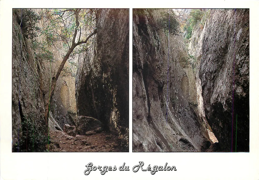 Gorges du Régalon — Die Gorges du Régalon (84) — Photo-Quit Editions - Vorderseite