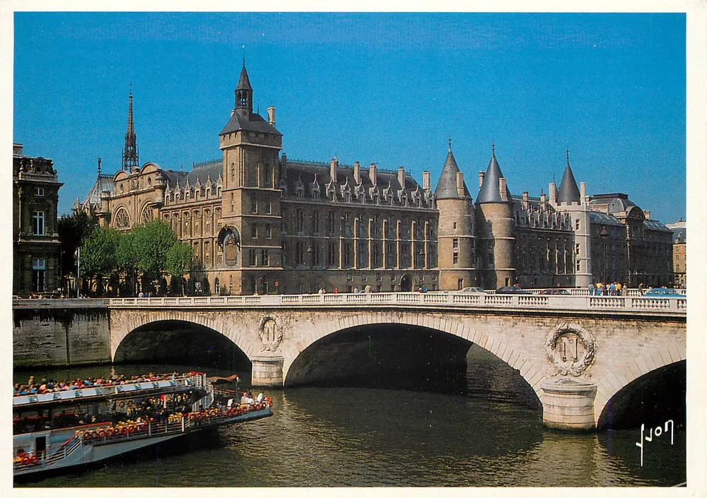 Ponte au Change — Conciergerie — Éditions d'art Jean-Jaurès, 94 - Frente