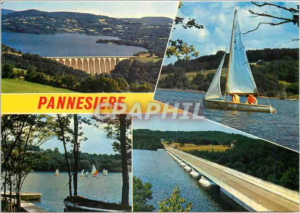 Pannesière — Barragem e paisagens — Éditions Nivernaises - Frente