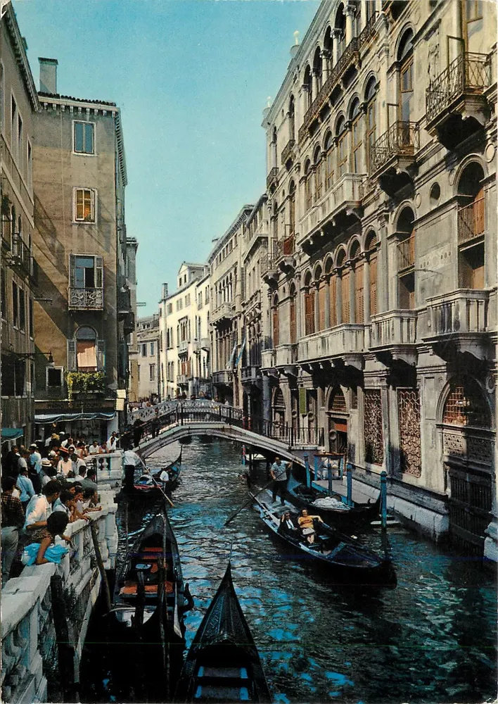 Veneza — Canal de Canonica — editor Fotodizioni Baimer & C. n° 60-061 - Frente