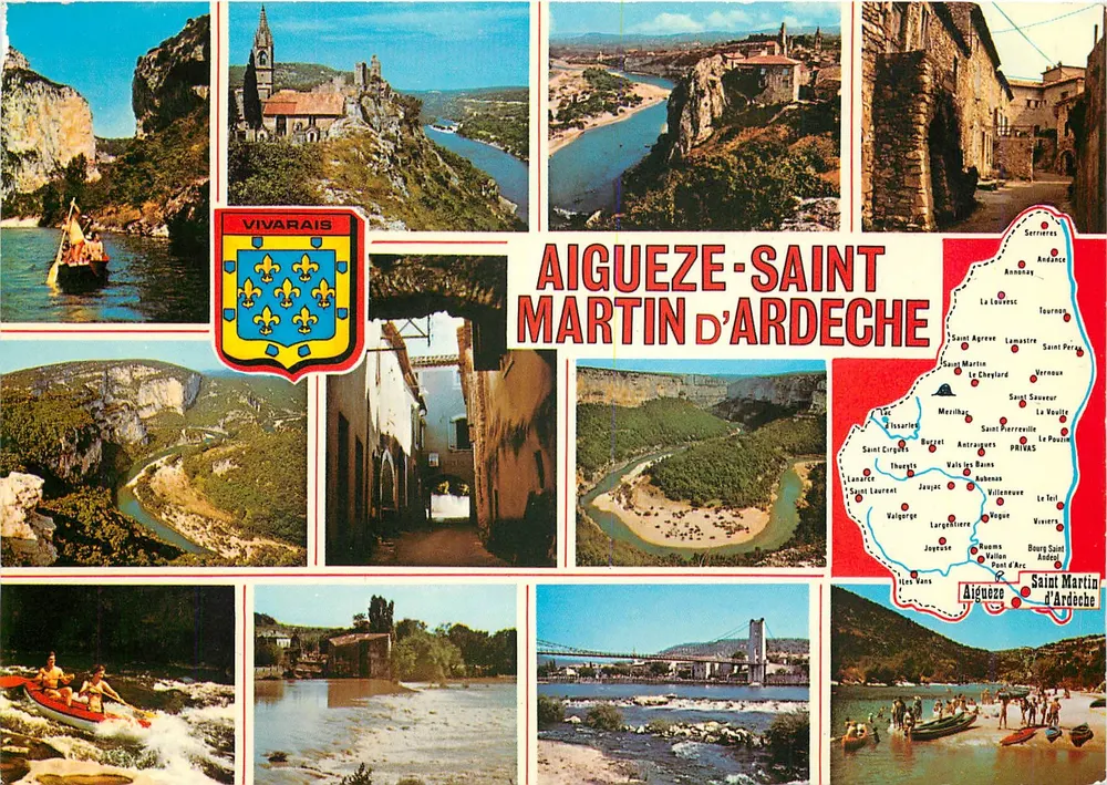 Aigueze-Saint-Martin-d'Ardeche — Vivarais — Editore Céline - Recto