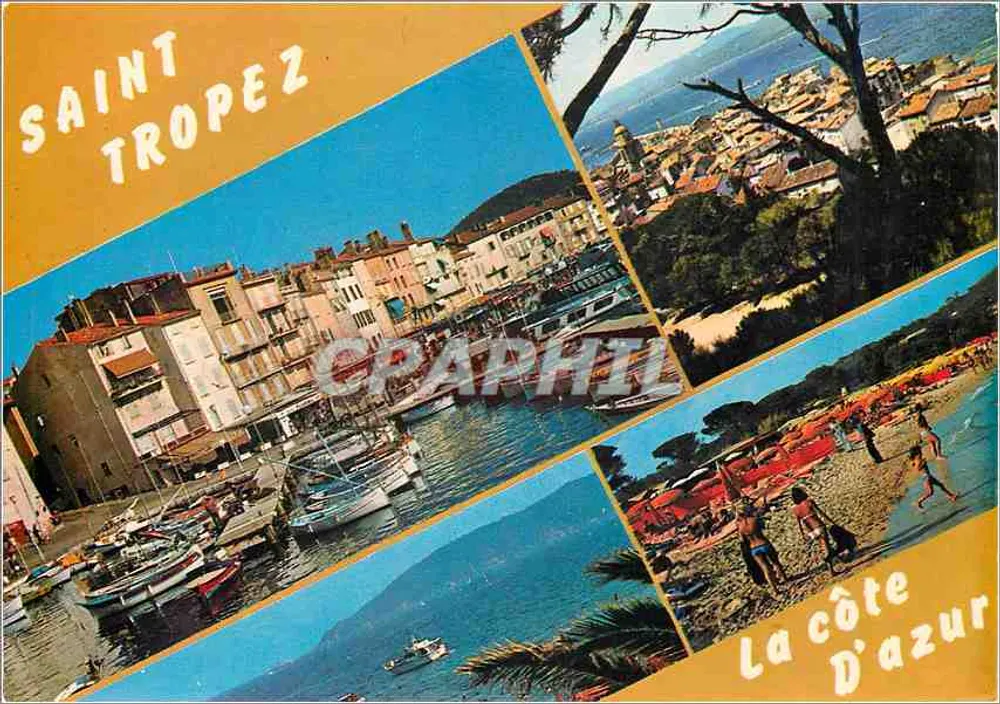 Saint Tropez — A costa da Azur — Edições Côte d'Azur Varoise - Frente