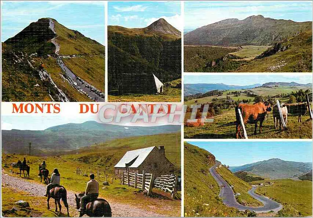 Monts du Cantal — Landschaften, Wege und Wandern — Photo Editions BOS - Vorderseite