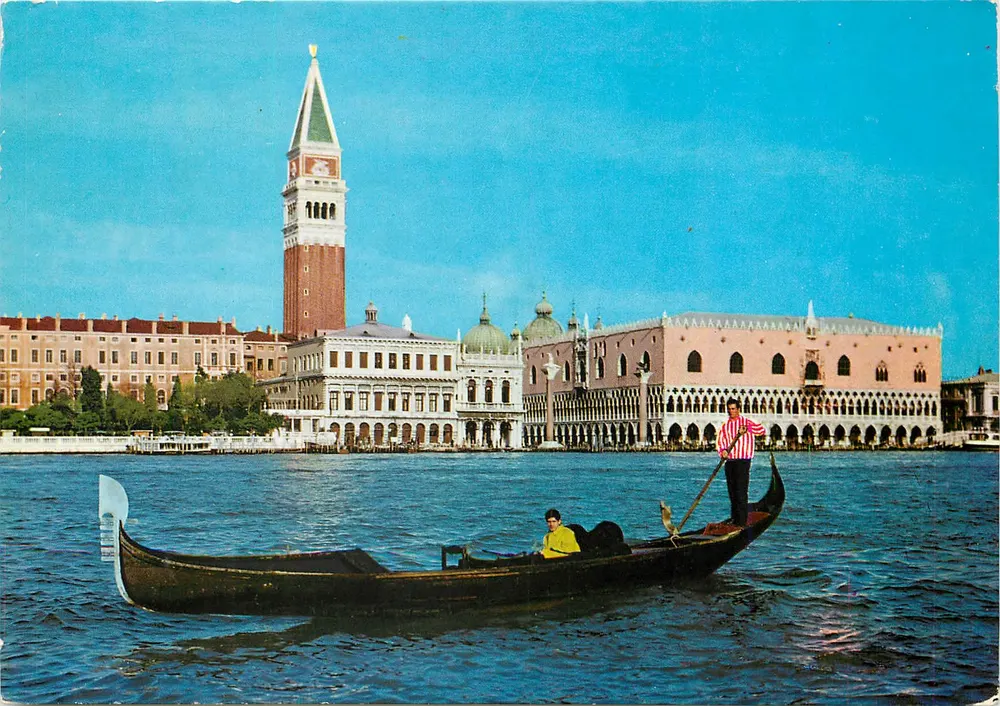 Venise - Bacino di San Marco et Gondole — Édition Angelo Garbizza, n° VE 94 - Recto