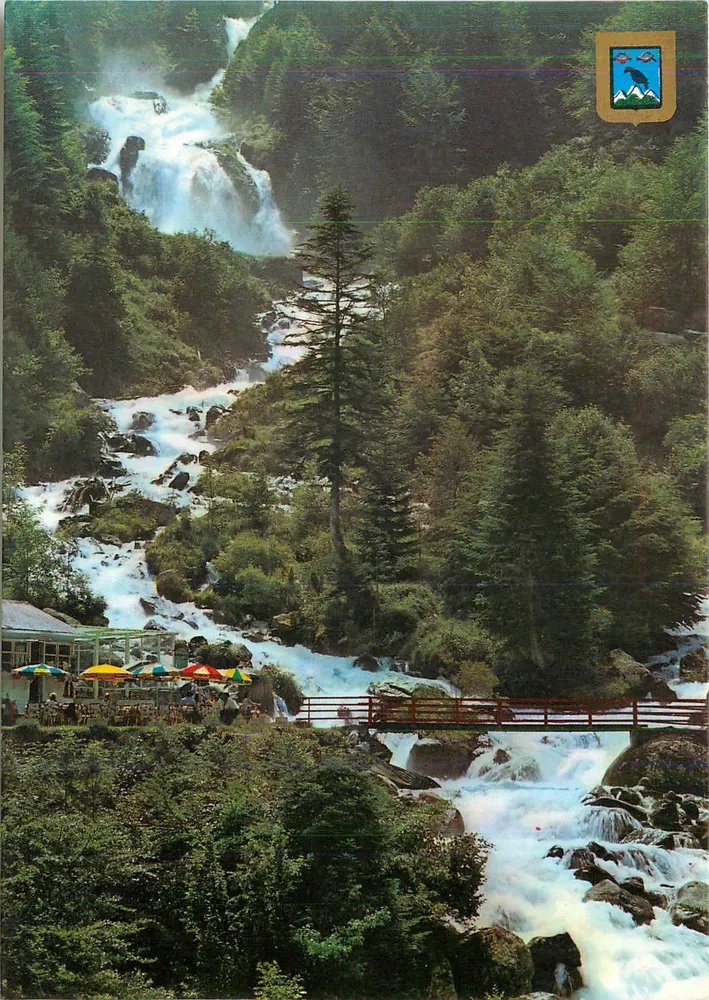 Cauterets — La Cascade de Lutour — Éditions Fida - Recto