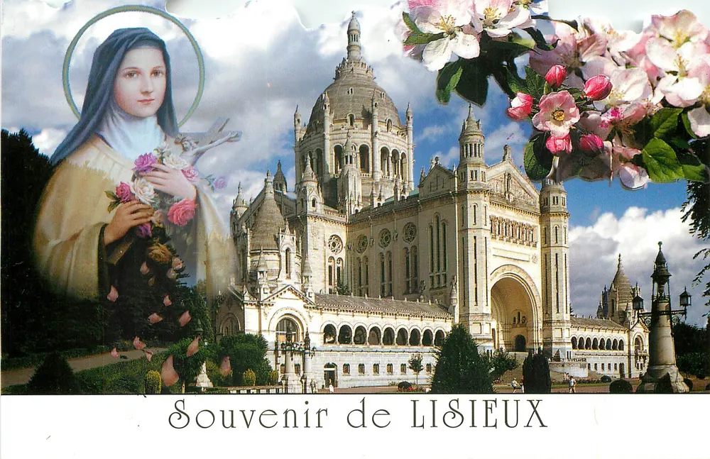 Santa Térèsa de Lisieux — Basílica — Lembrança de LISIEUX - Frente