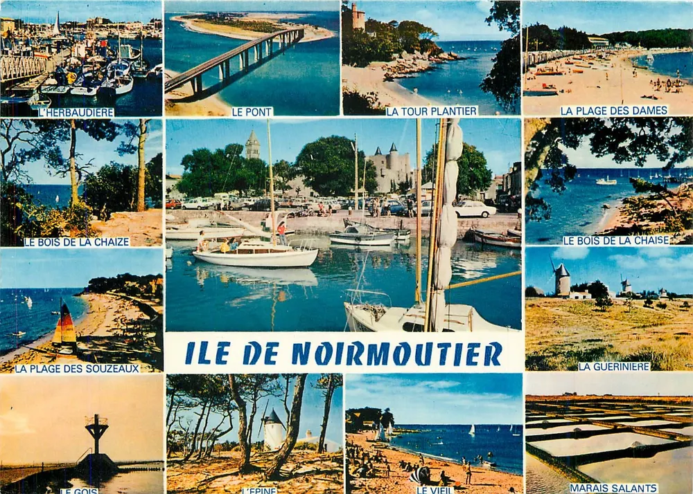 Ilha de Noirmoutier — vista panorâmica — Impressor Combier, n° 3 CP 81 2298 - Frente