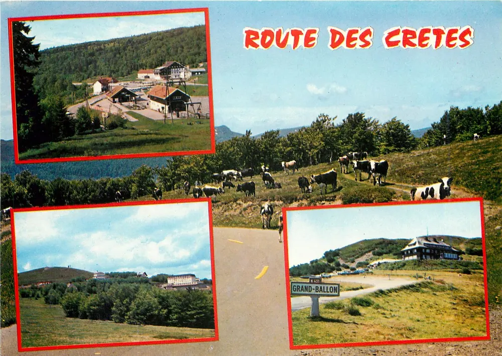 Rota das Crestas — Grand-Ballon — Edição Les Vosges Pittoresques - Frente