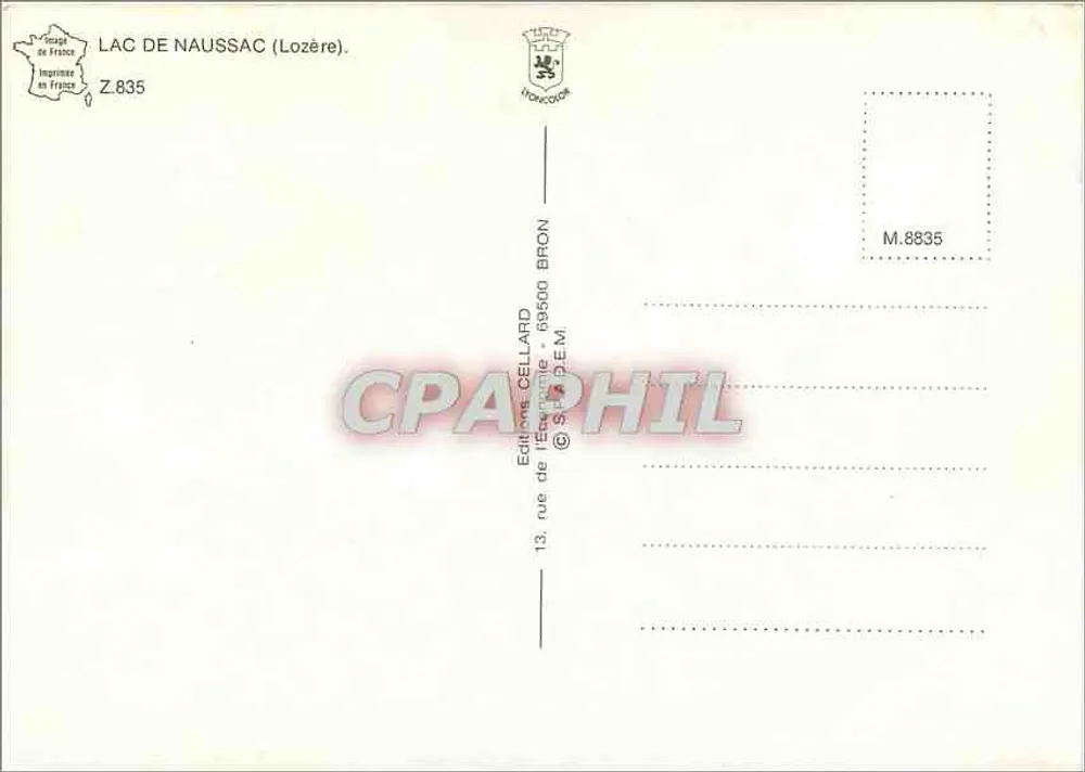 नौसासक के झील — विशेषताएं और दृश्य — प्रकाशक सेलार्ड ब्रॉन - पीछे