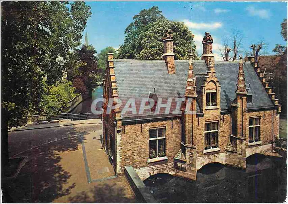 Bruges - Minnewater — Lago do Amor — Uitgeverij N.V. Zemestraat, Bruxelas - Frente