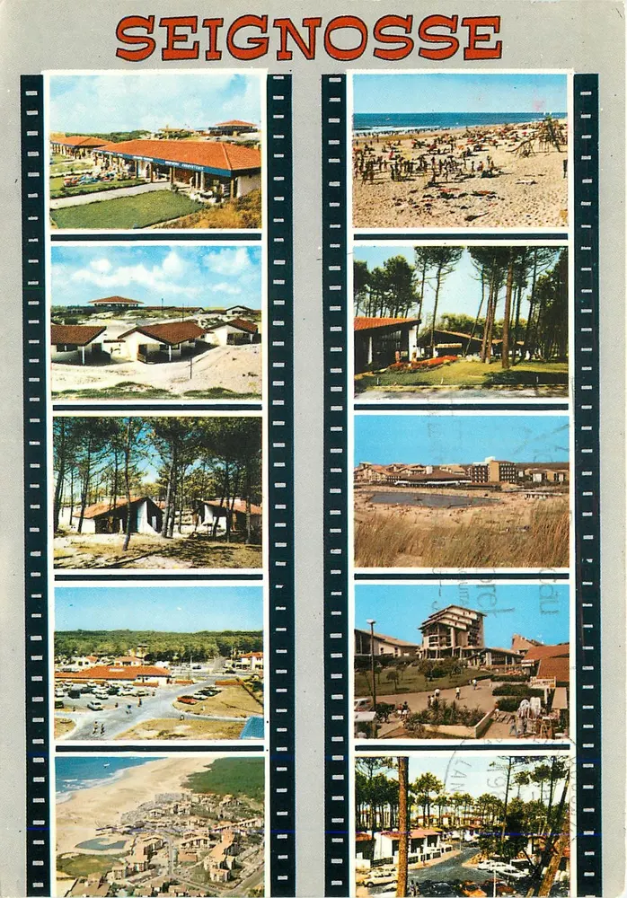 Seignosse — vista da estação balnear — Edições REX Boucau - Frente