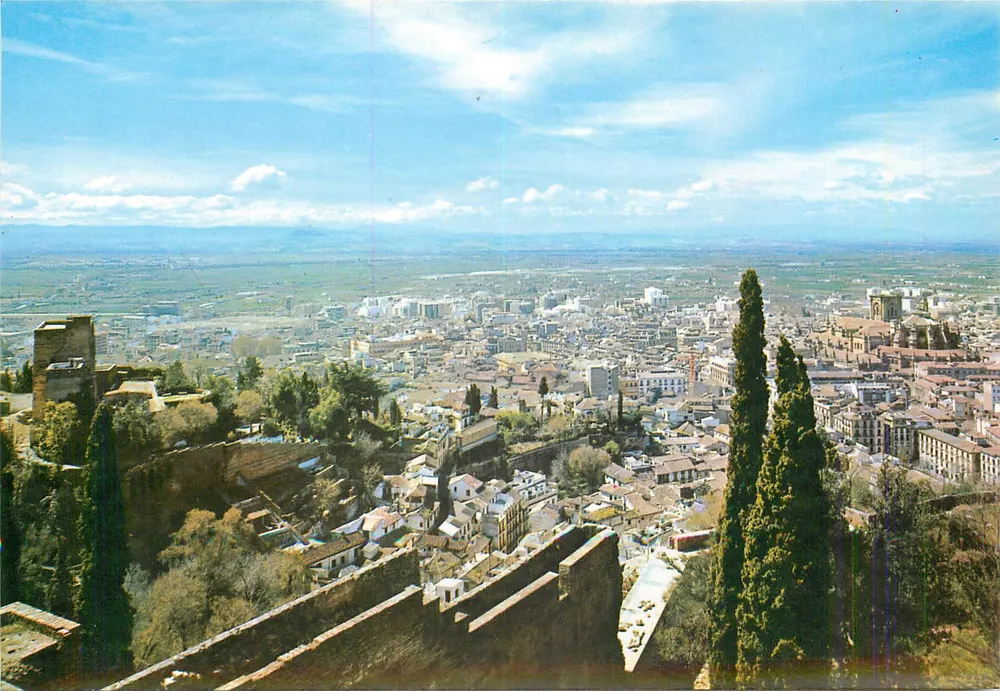 Granada — Vista geral da cidade — La Rondeta, série 45, n° 82 - Frente