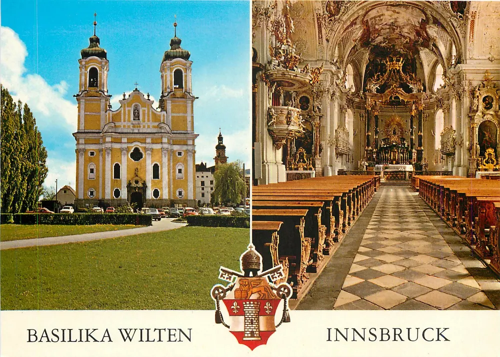 Bazylika Wilten — Innsbruck — wydawca H. Purner - Awers