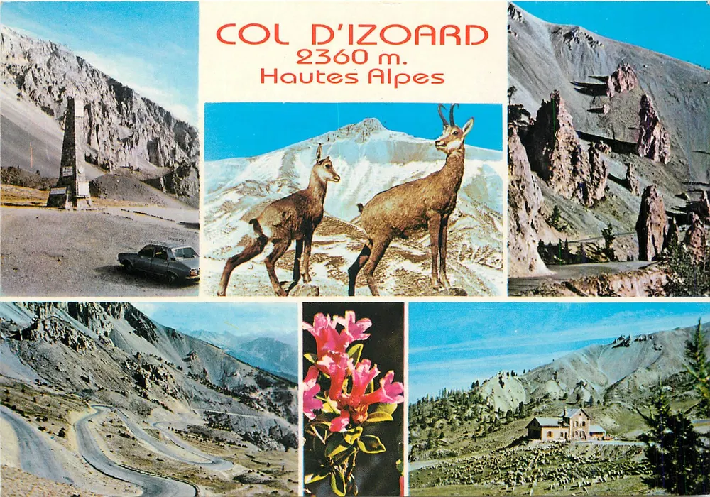Col d'Izoard — 2360 m. — Hautes Alpes — Guion Roger - 05100 Briaçon - Vorderseite