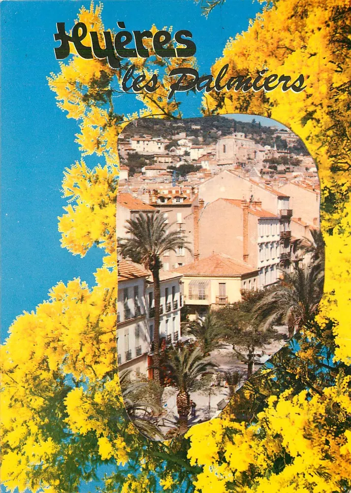 Hyères les Palmiers — vista panorâmica — Les Éditions Chromé, n° C 633 - Frente